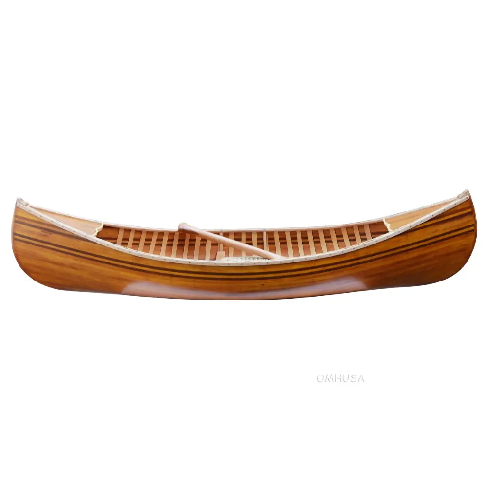 K037M Wooden Canoe With Ribs Matte Finish- 6'L K037M WOODEN CANOE WITH RIBS MATTE FINISH L00.WEBP